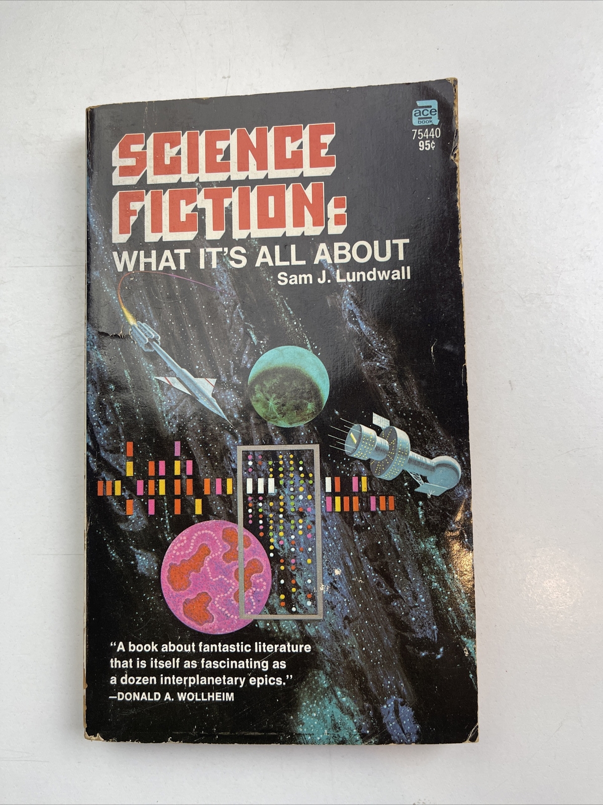 1971 Science Fiction What It’s All About Sam Lundwall Ace Covert Art Dean Ellis
