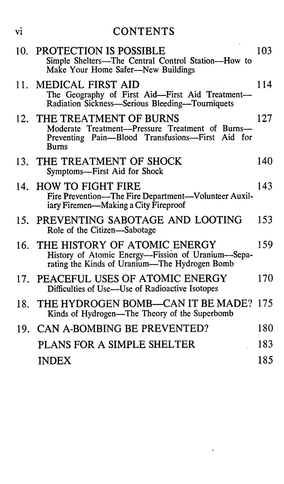 Atomic (Nuclear) bombing how to protect yourself “1950” 191 Pages