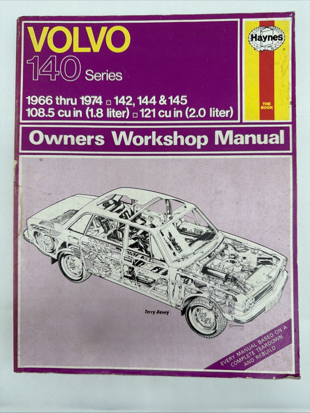 Volvo 140 Series 1966 – 1974 Haynes Owners Workshop Manual 1.8 and 2.0 liter
