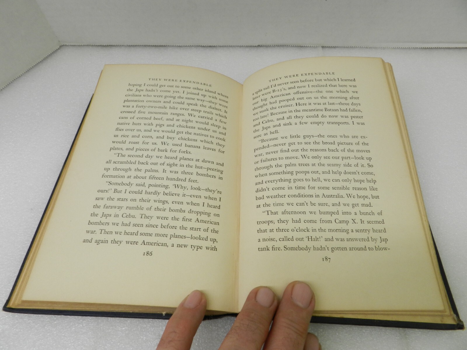 W.L. White They Were Expendable Harcourt, Brace And Company 1942 HC 1st Edition