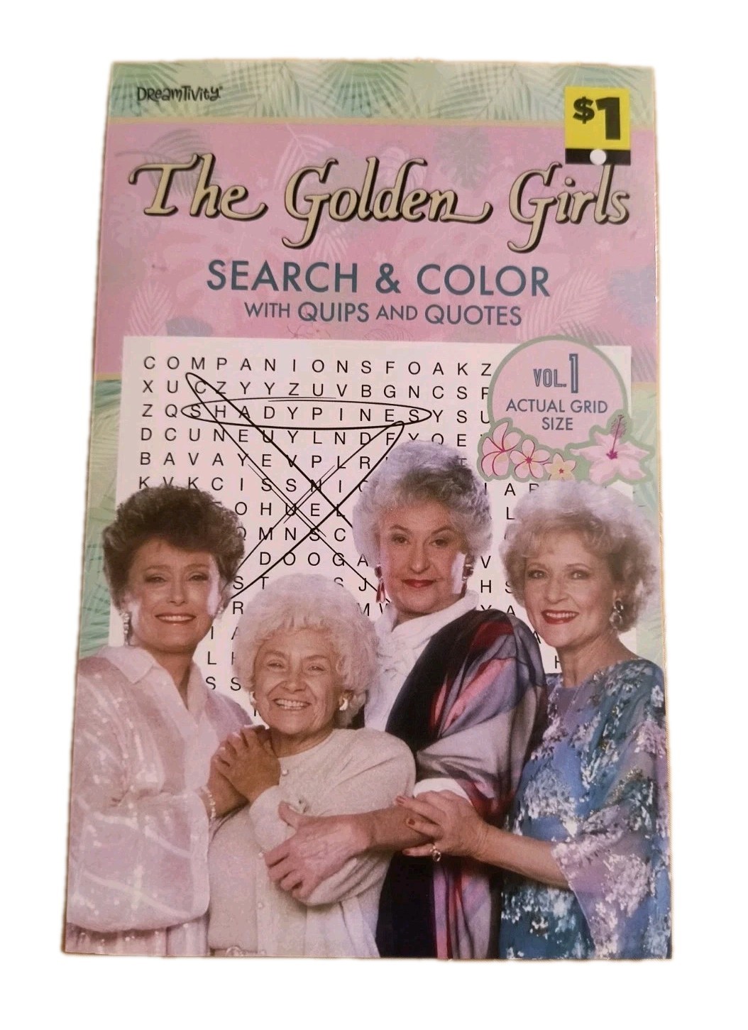 The Golden Girls (25) Word Search, Quips, Quotes and Coloring Book 🆕🆓 Shipping