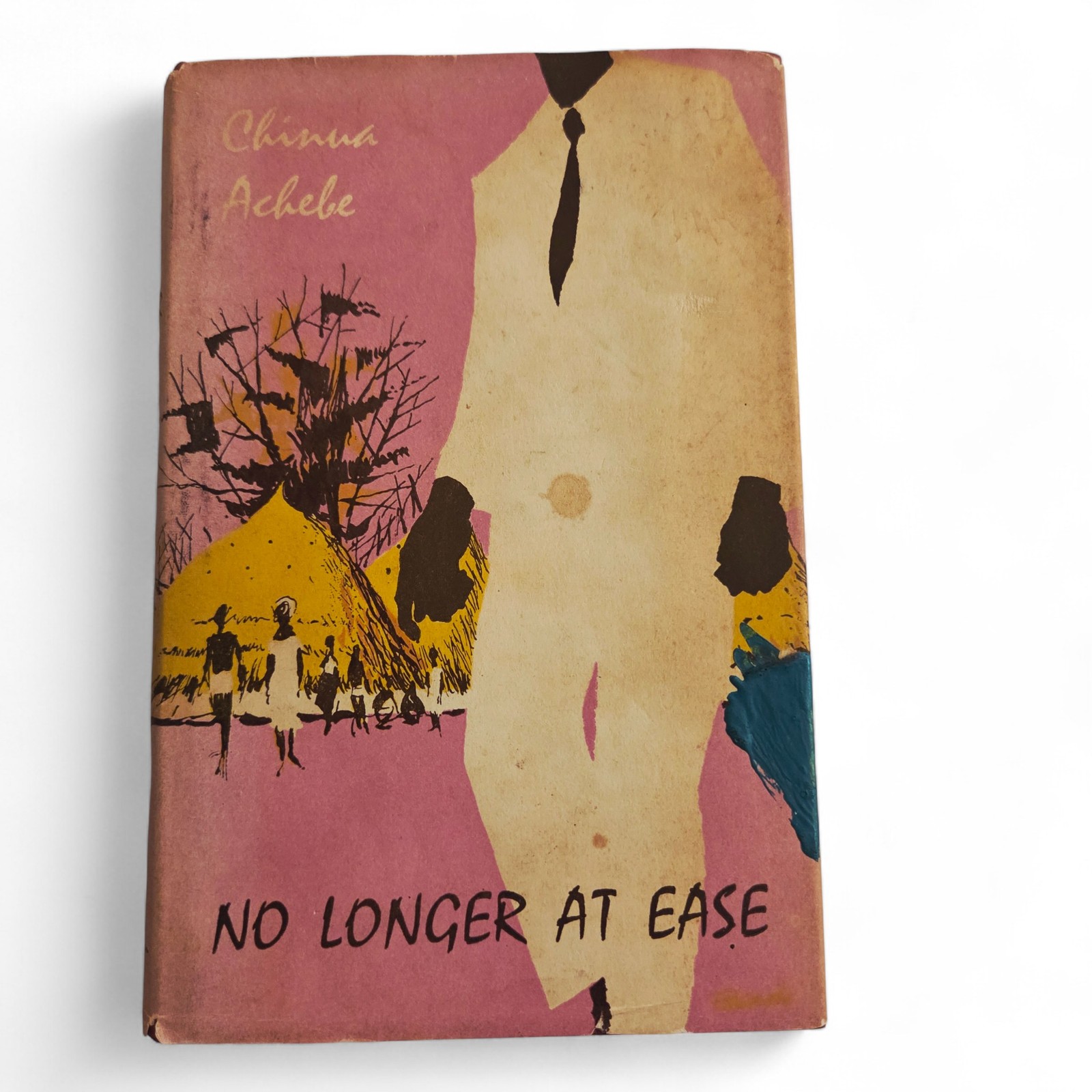 No Longer at Ease by Chinua Achebe 1963 Novel African Fiction Vintage HC