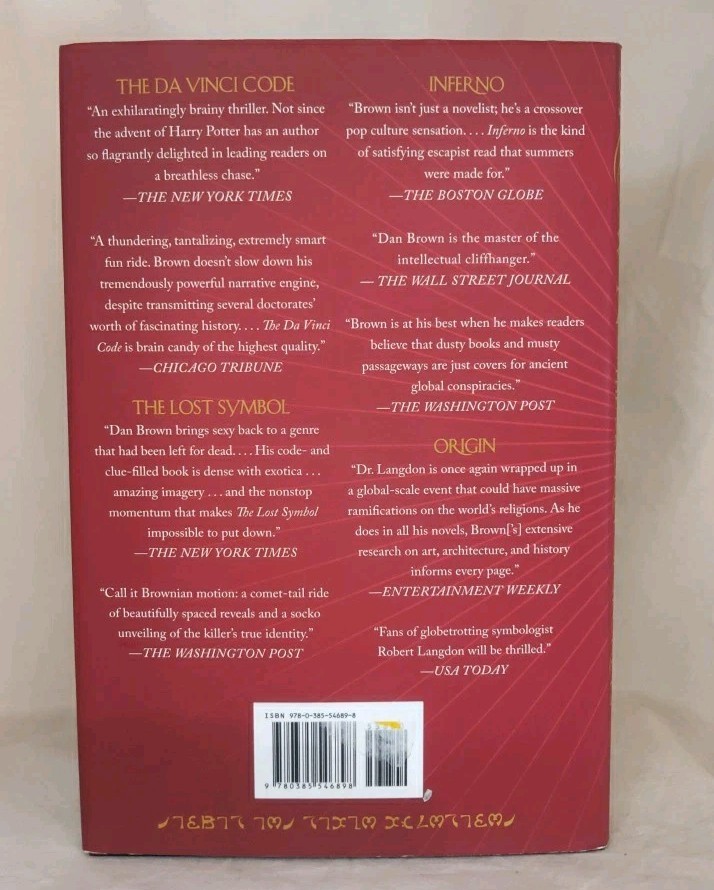 Dan Brown The Secret Of Secrets Hardcover ~LN