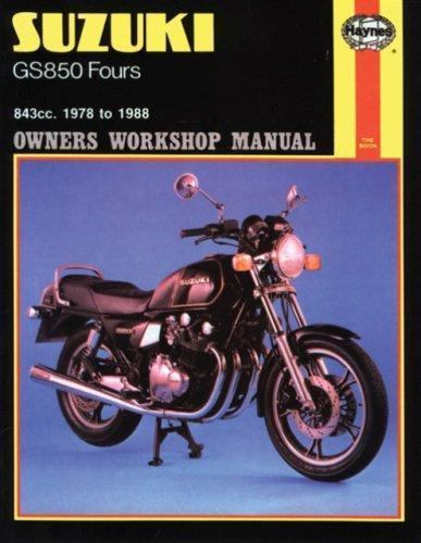 Suzuki Gs850 Fours Owners Workbook Manual, No. 536: ’78 to ’88 by Haynes, John