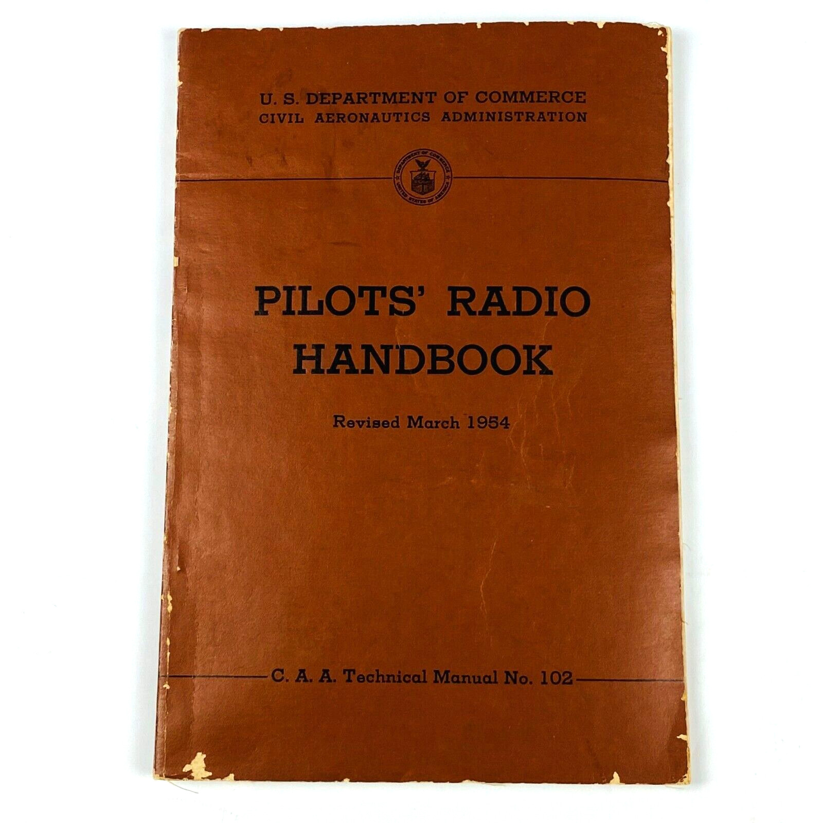 1954 US DOC Department of Commerce Pilots Radio Handbook Manual No. 102 VTG