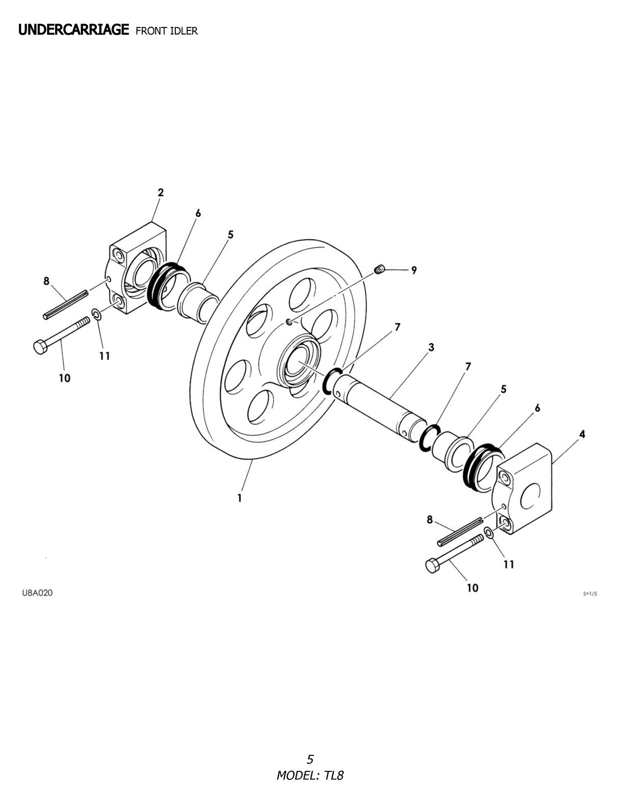TAKEUCHI TL8 Compact Track Loader Parts Manual SN 200800002 Up – COIL BIND
