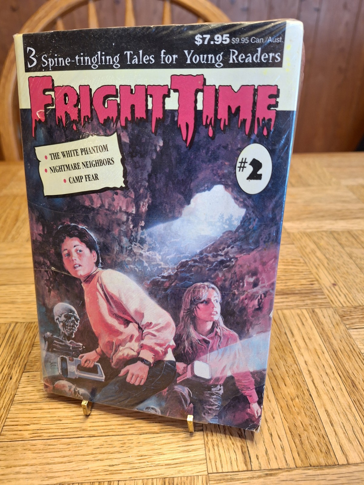 FRIGHT TIME books 1 & 2 2 Pack Set Spine-Tingling Tales for Young Readers 1990s
