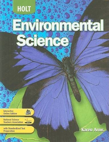 Holt Environmental Science: Student Edition 2008 – Hardcover – GOOD