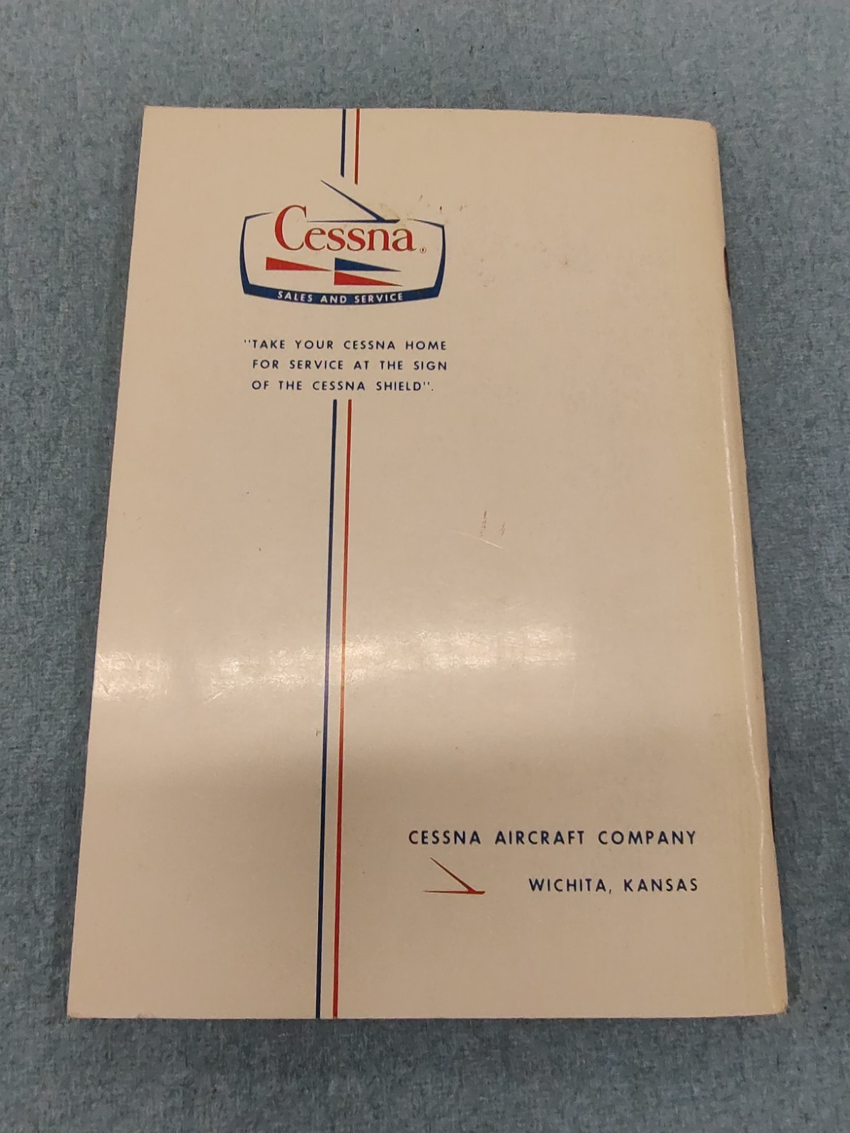 Excellent Cessna Aircraft Library Copy 337 Super Skymaster 1970 Owners Manual