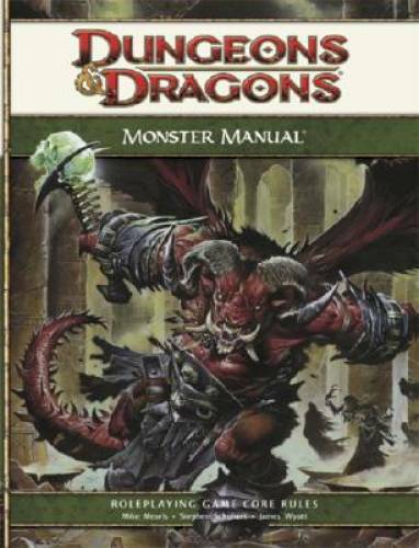 Dungeons & Dragons Monster Manual: Roleplaying Game Core Rules, 4th – GOOD