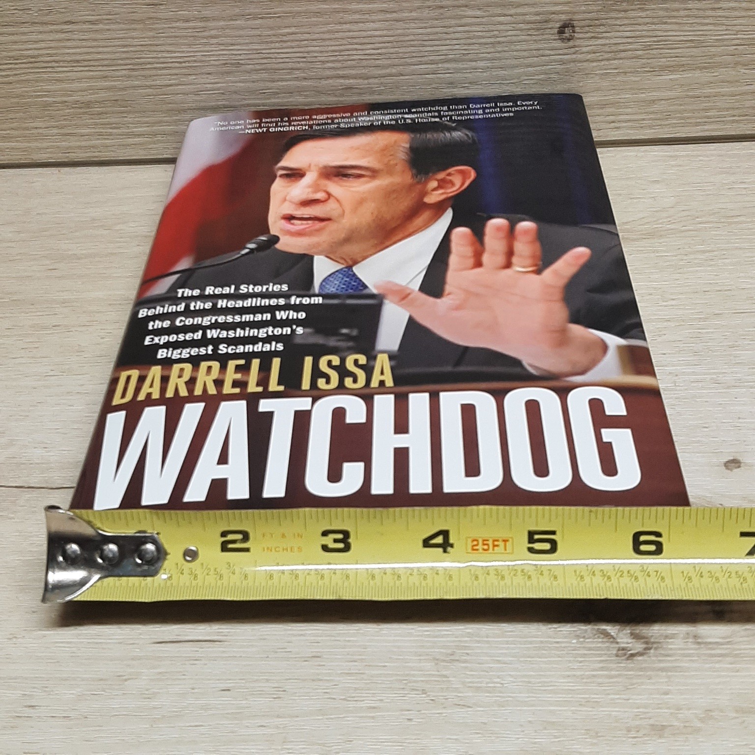 Watchdog Darrell Issa 2016 First Edition Signed Political Science Center Street