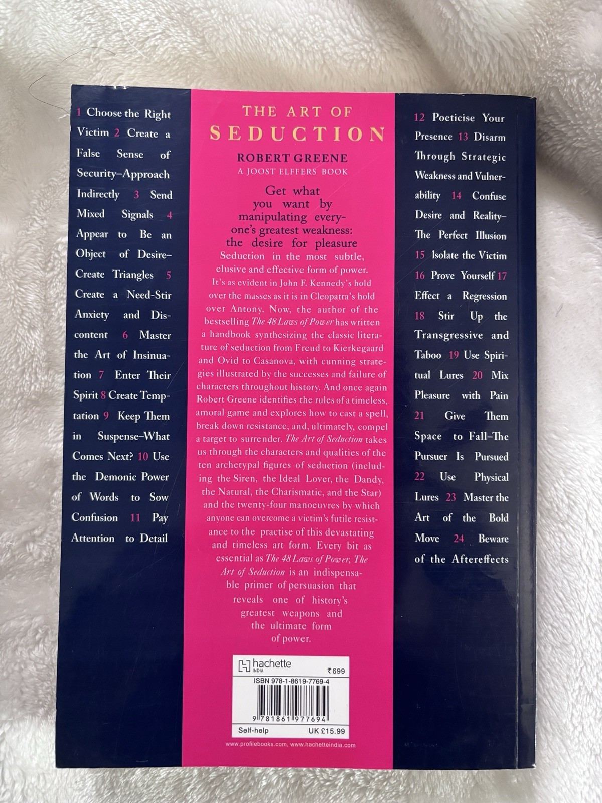 Concise Seduction by Robert Greene (Trade Paperback)