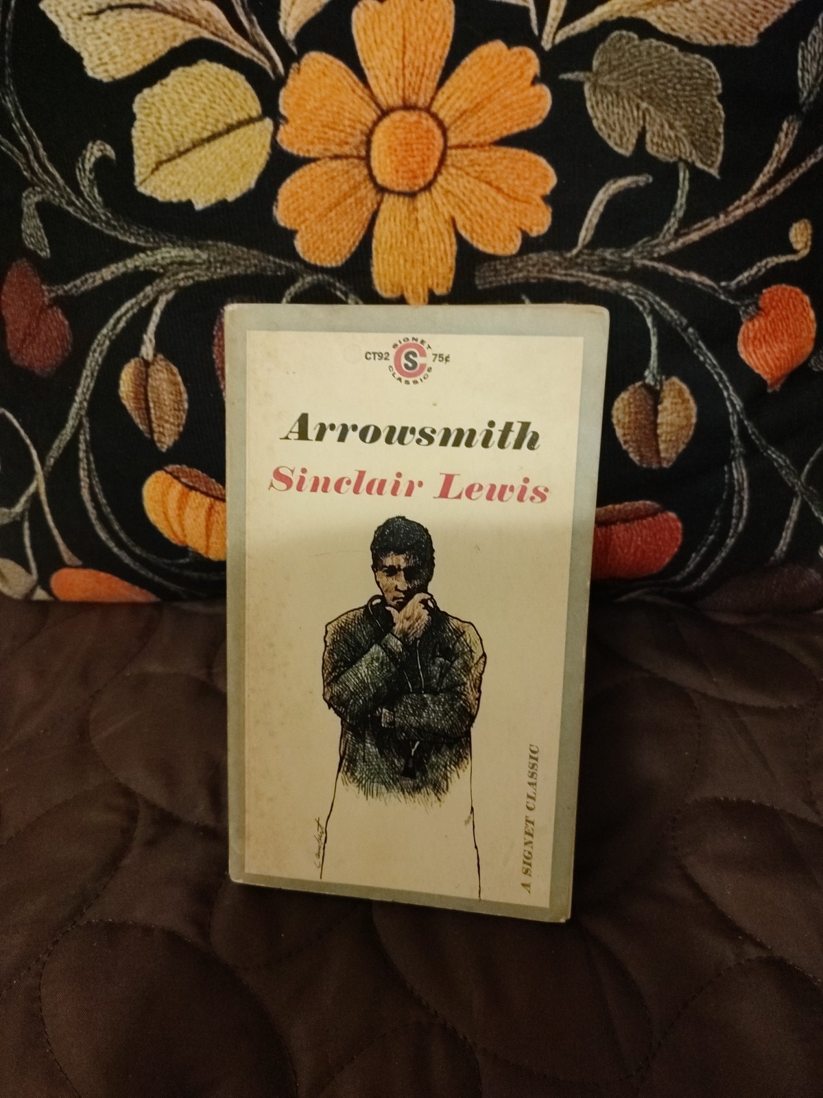 Arrowsmith by Sinclair Lewis 1961 American Classic Science Vintage 1st Signet Ed
