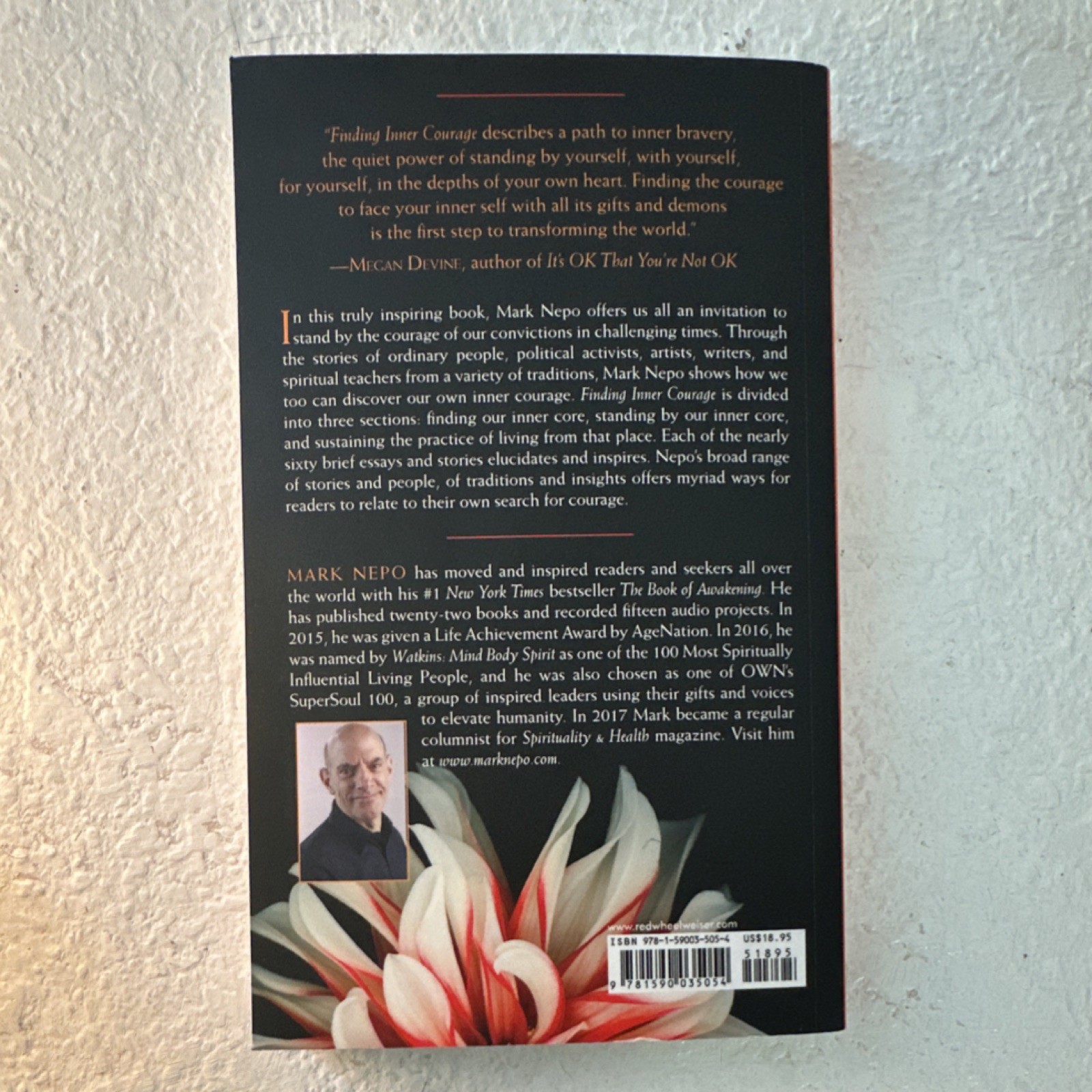 Finding Inner Courage by Mark Nepo (Trade Paperback, Red Wheel/Weiser)