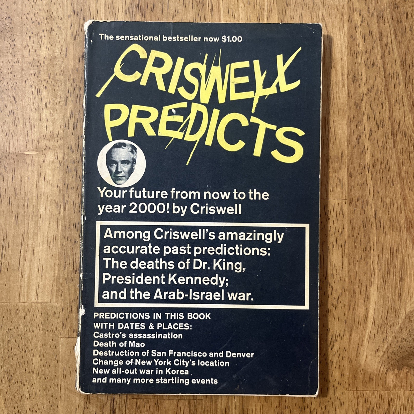 Criswell Predicts Your Future From Now To The Year 2000, 1969 Amazing Jeron King