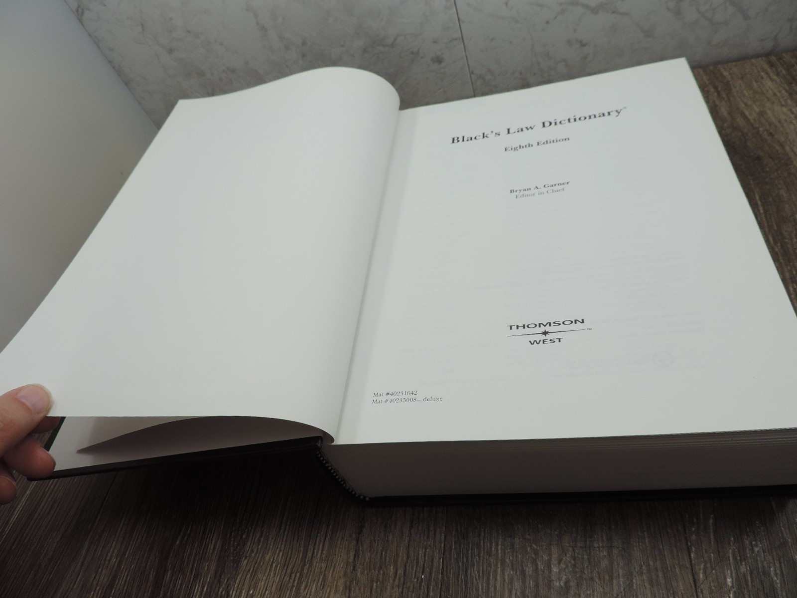 Black’s Law Dictionary Eight Edition 2004 Former Library Book