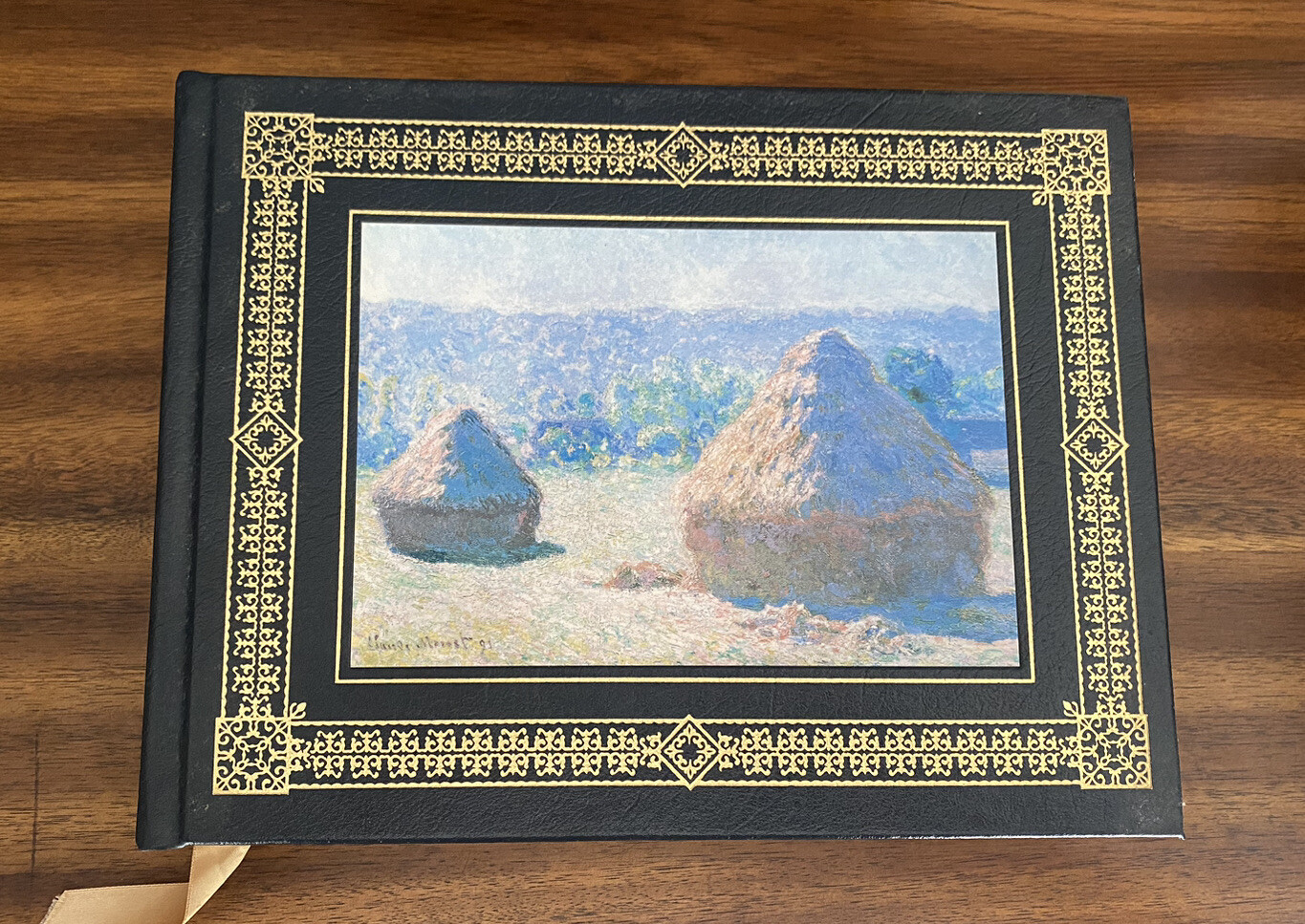 Monet by Janice Anderson (2003, Leather Bound Hardcover) FREE SHIPPING