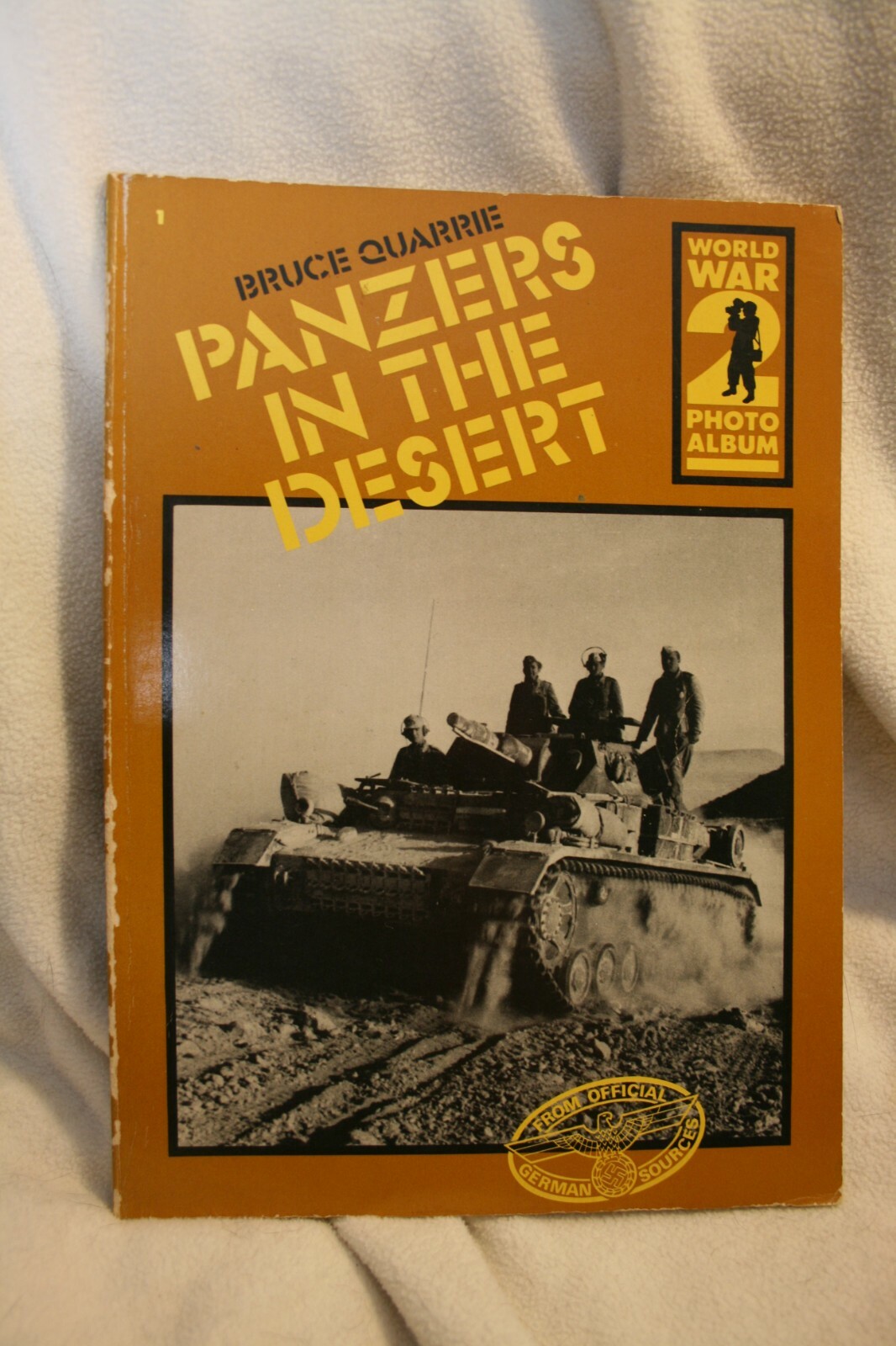 Panzers in the Desert WW2 Photo album Aztex Bruce Quarrie Good Condition