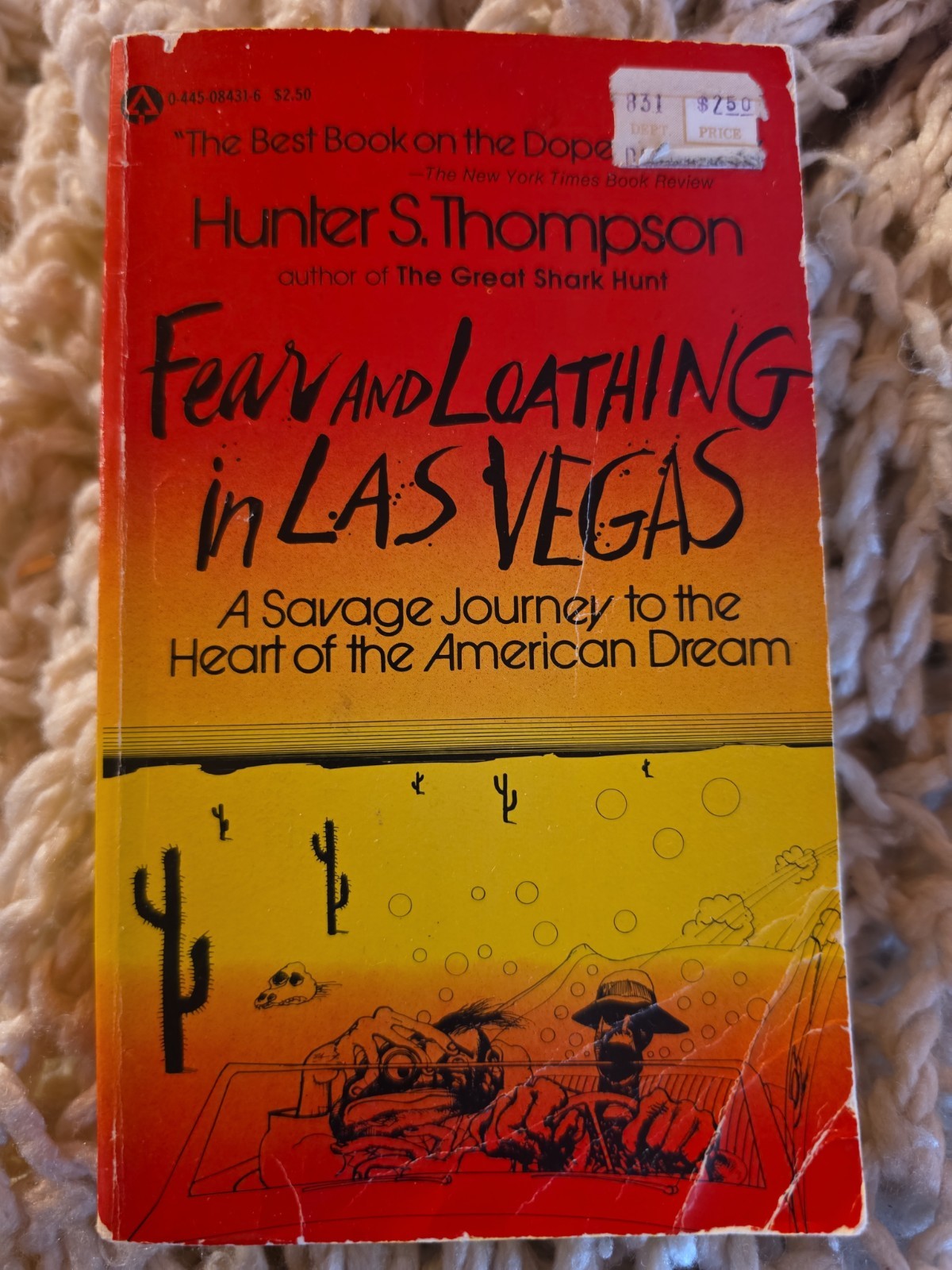Fear & Loathing In Las Vegas Hunter S Thompson 1971 Popular Library Edition Book