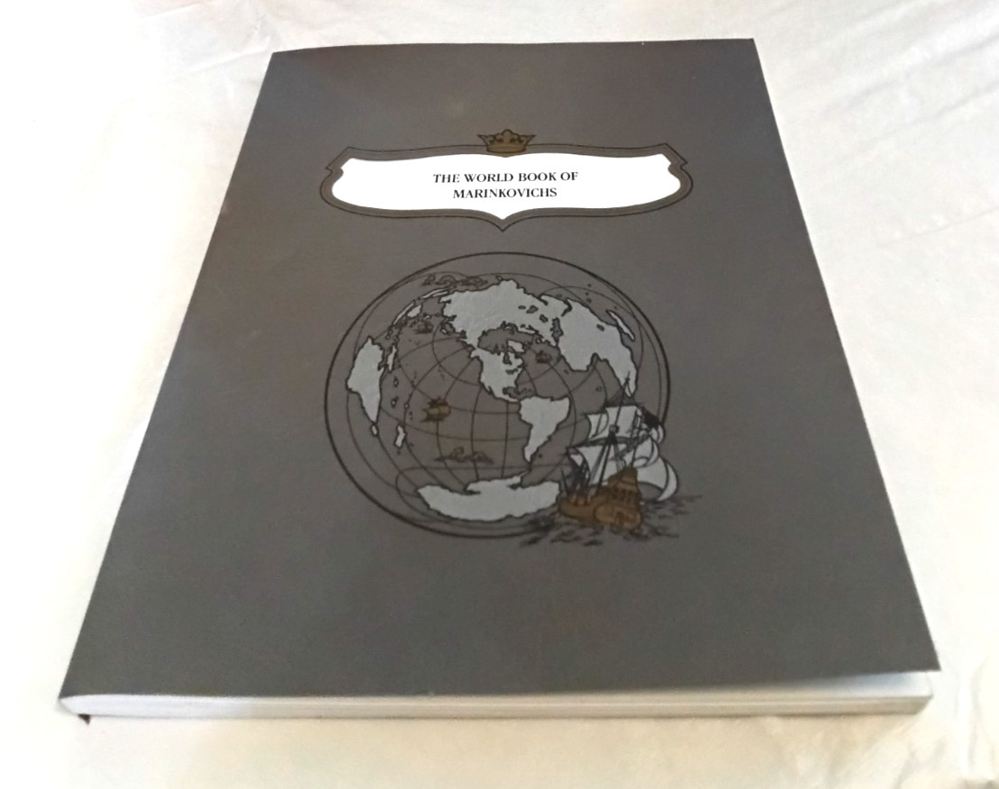 The World Book Of Marinkovichs Ancestory Geneology Book 555 Pages Vintage