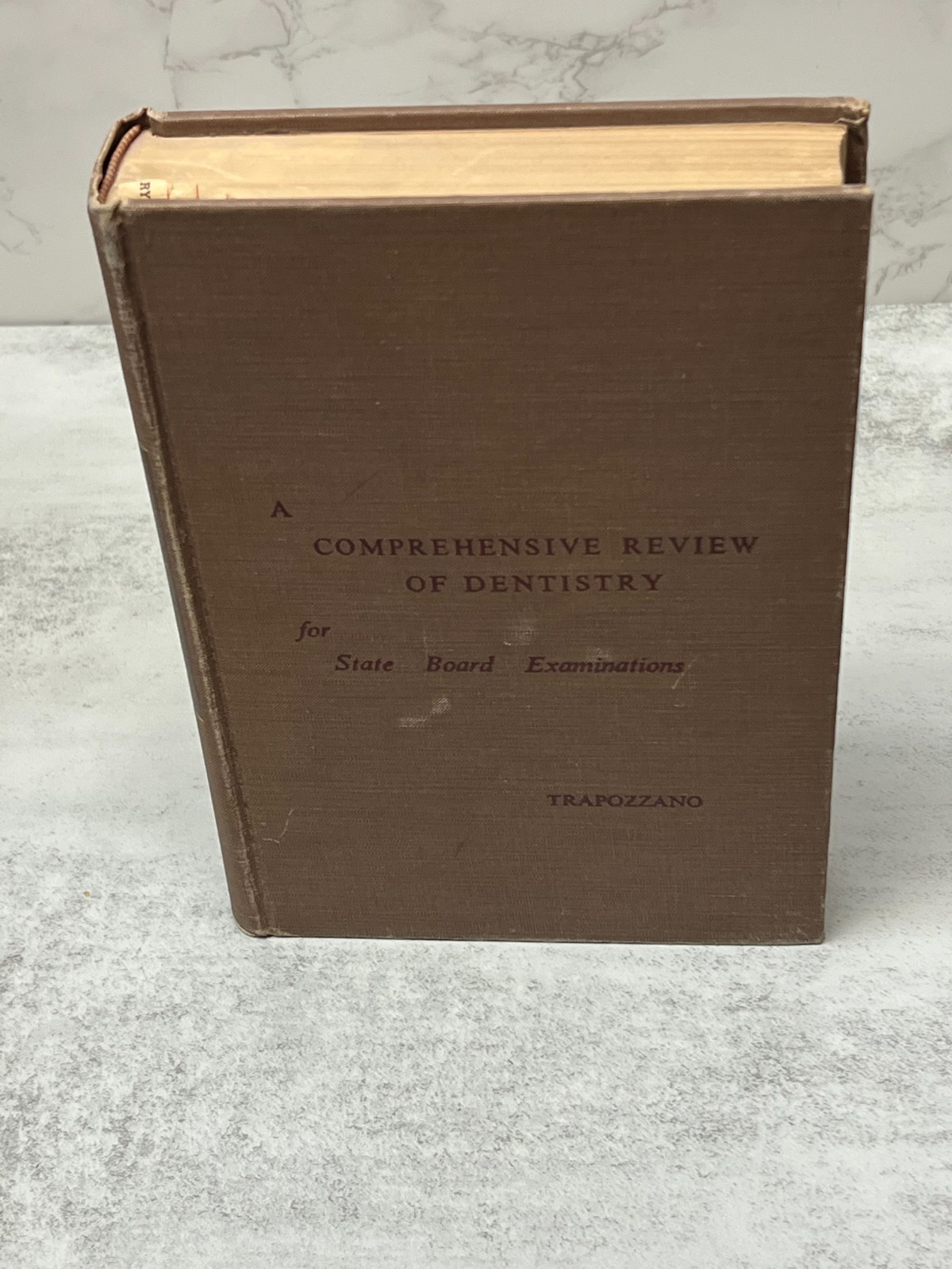 A Comprehensive Review Of Dentistry by Vincent R. Trapozzano (1956, Hardcover)
