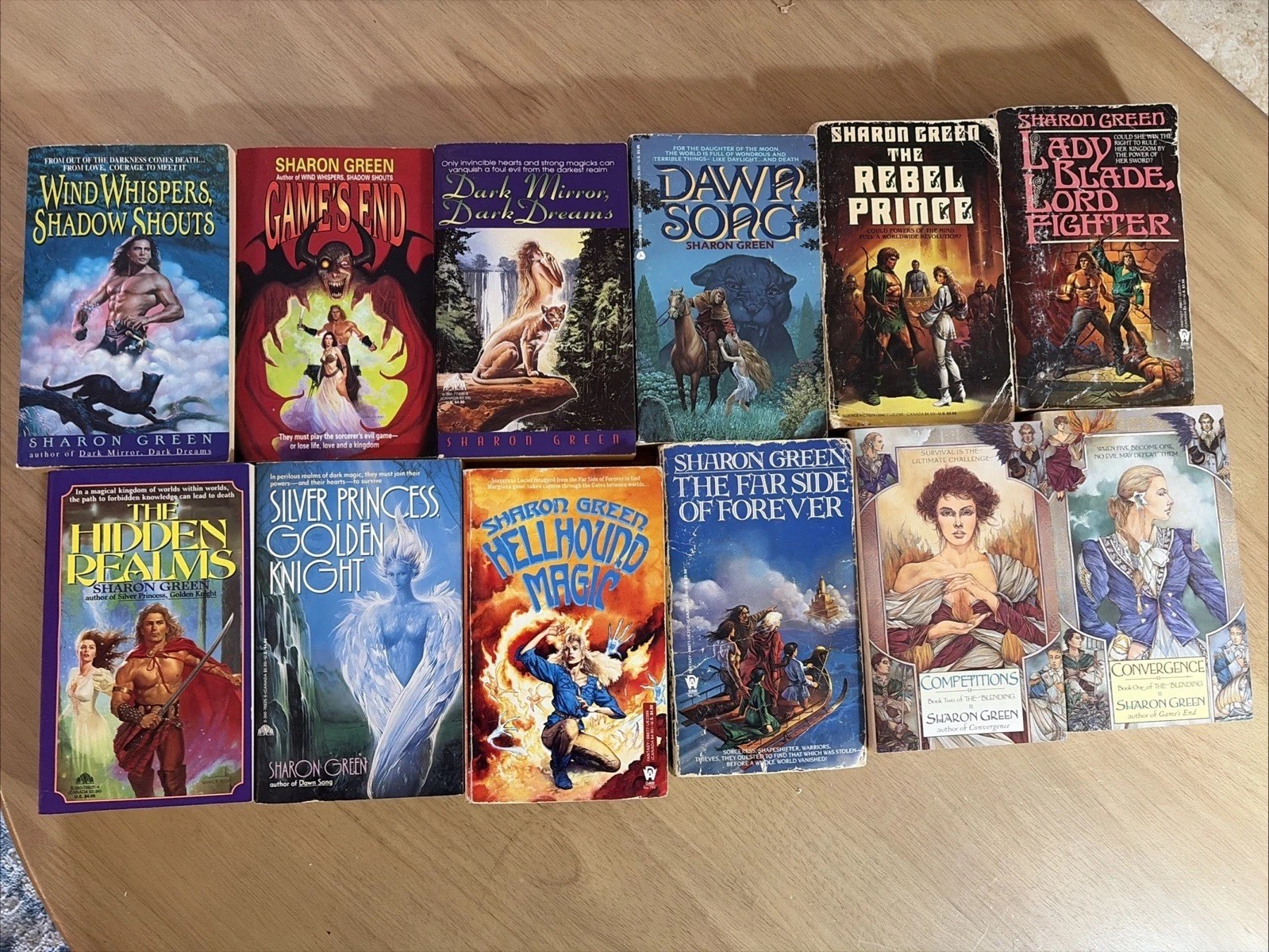 Sharon Green 12 Book Lot DAW All 1st Printing Games Quintet + Far Side Complete
