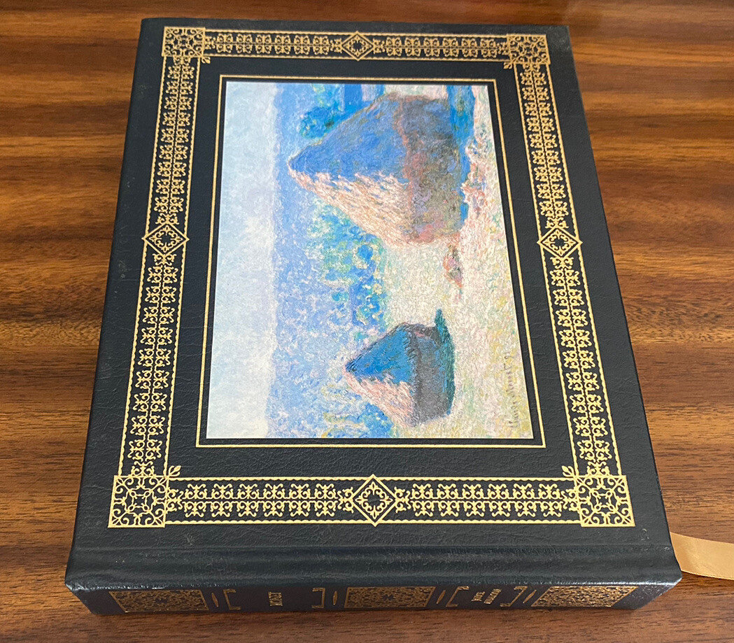 Monet by Janice Anderson (2003, Leather Bound Hardcover) FREE SHIPPING