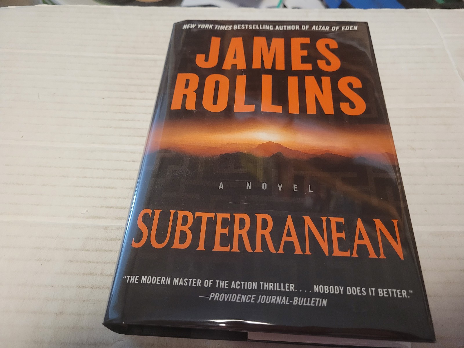 Subterranean by James Rollins (2010, Hardcover) SIGNED 1st/1st