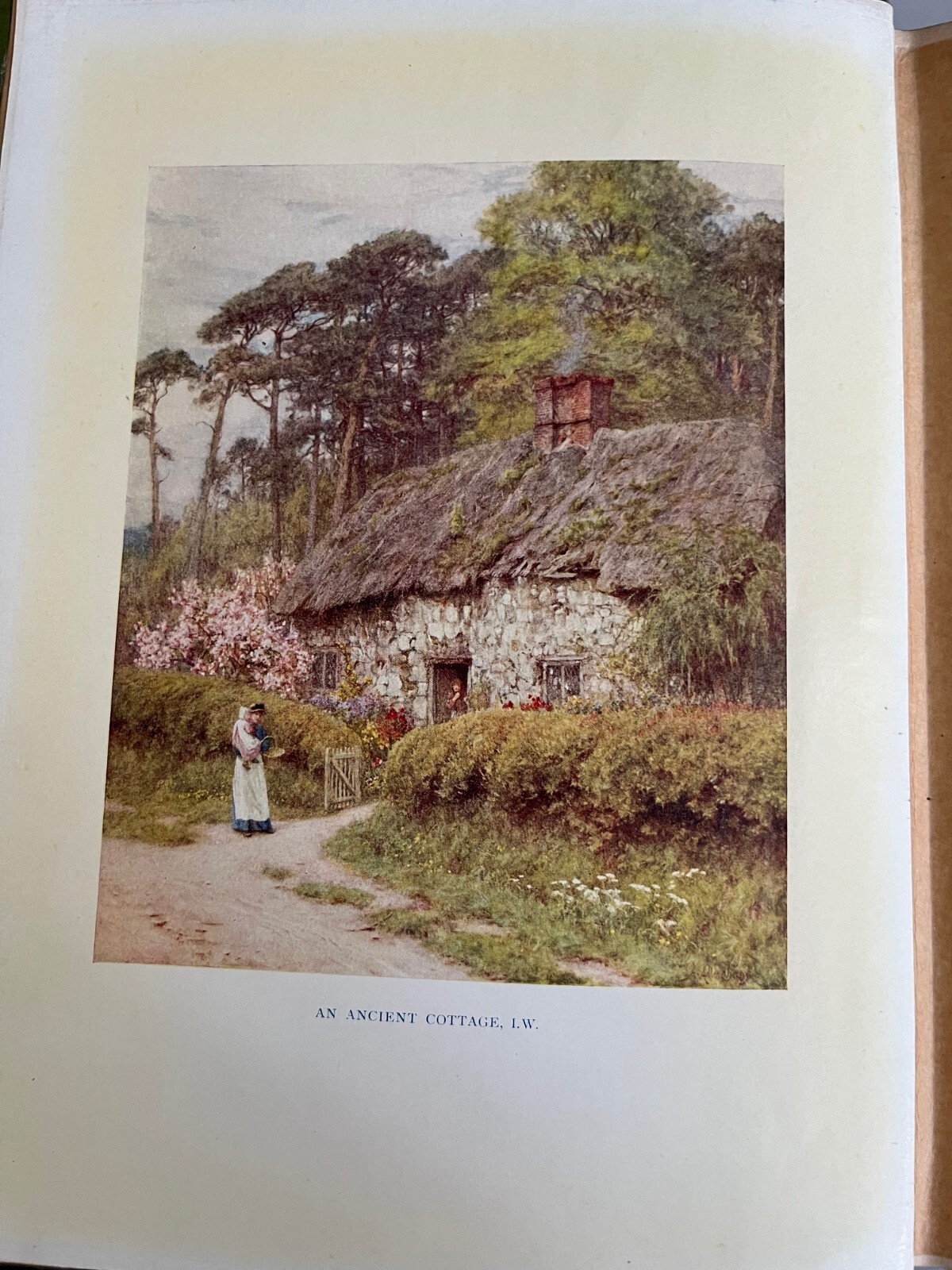 1909 THE COTTAGE HOMES OF ENGLAND ~ Stewart Dick, Helen Allingham, color plates