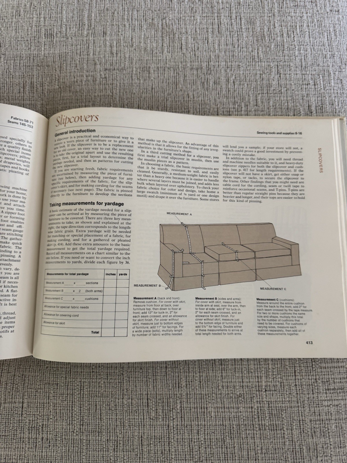Reader’s Digest Complete Guide to Sewing 1976 Hardcover Singer Reference