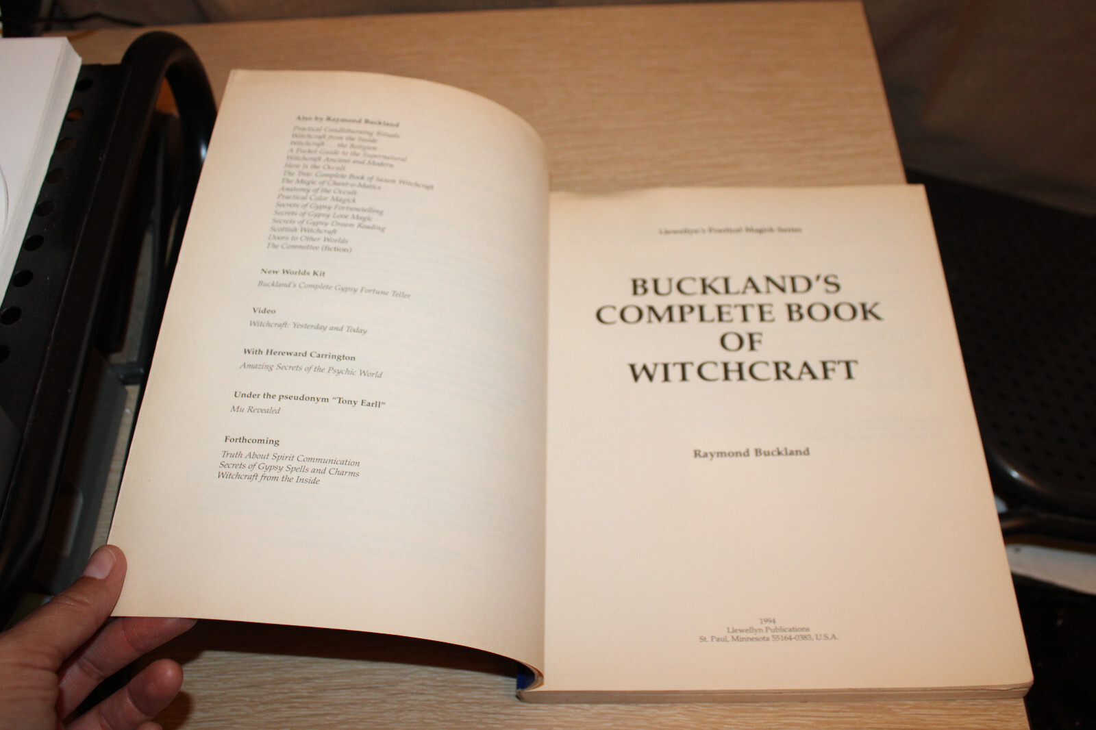 Buckland Complete Book Witchcraft Witches Witch Magic Magick Wicca Occult Pagan