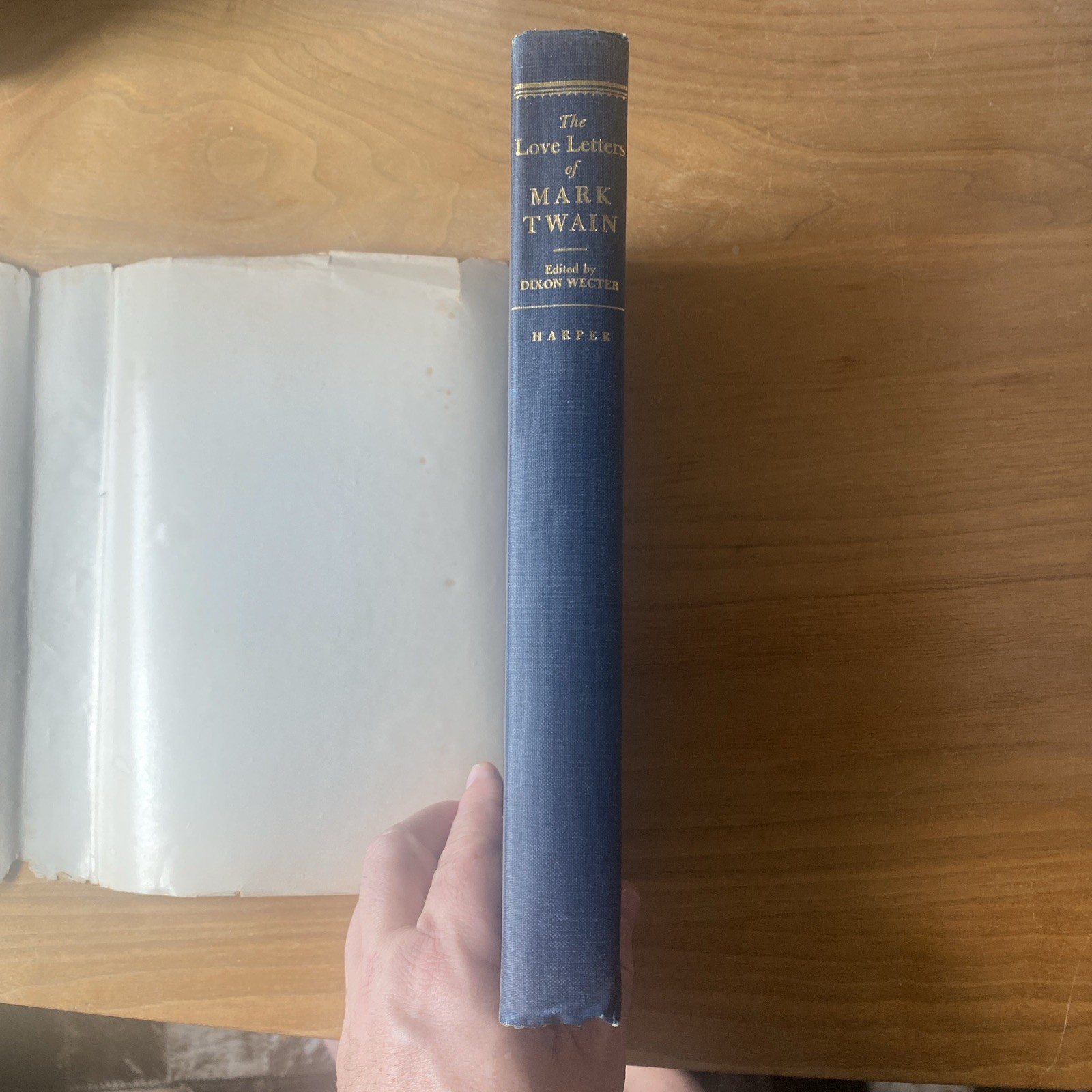 Love Letters of Mark Twain Hardcover w/ DJ, Edited by Dixon Wecter, First Ed