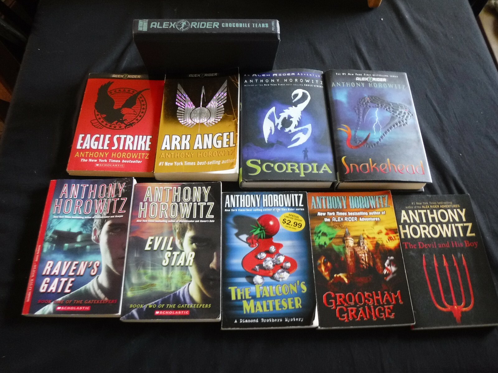 10 by Anthony Horowitz 5 ALEX RIDER 2 GATEKEEPERS GROOSHAM GRANGE mixed lot