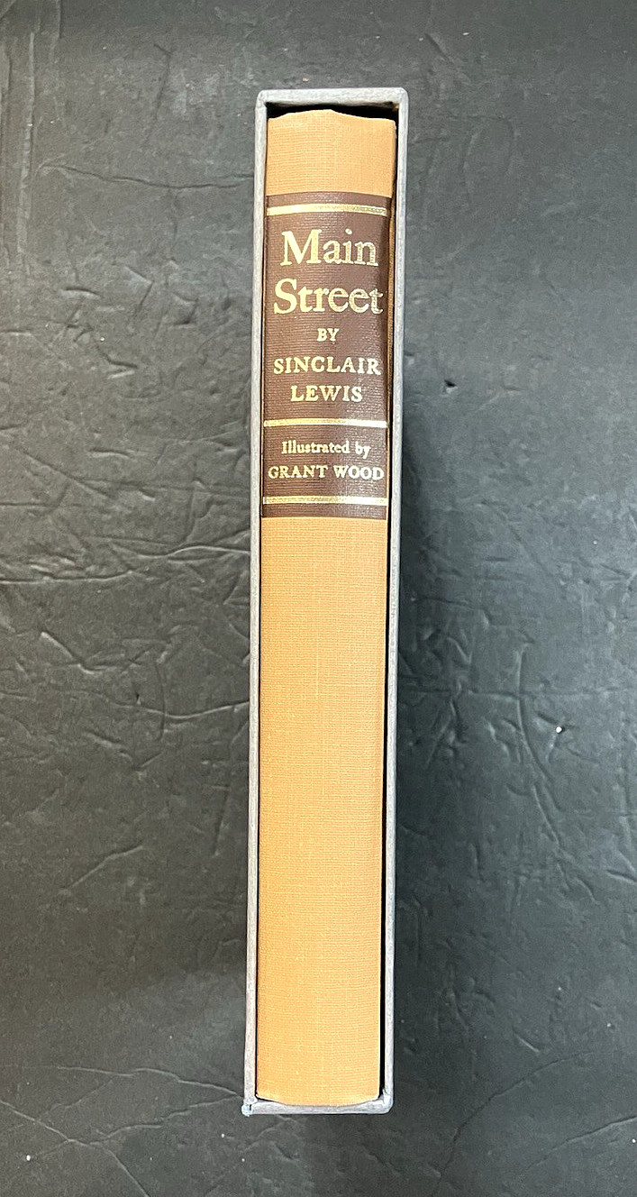 Main Street Sinclair Lewis 1970 Heritage Club HC Book Slipcase Sandglass