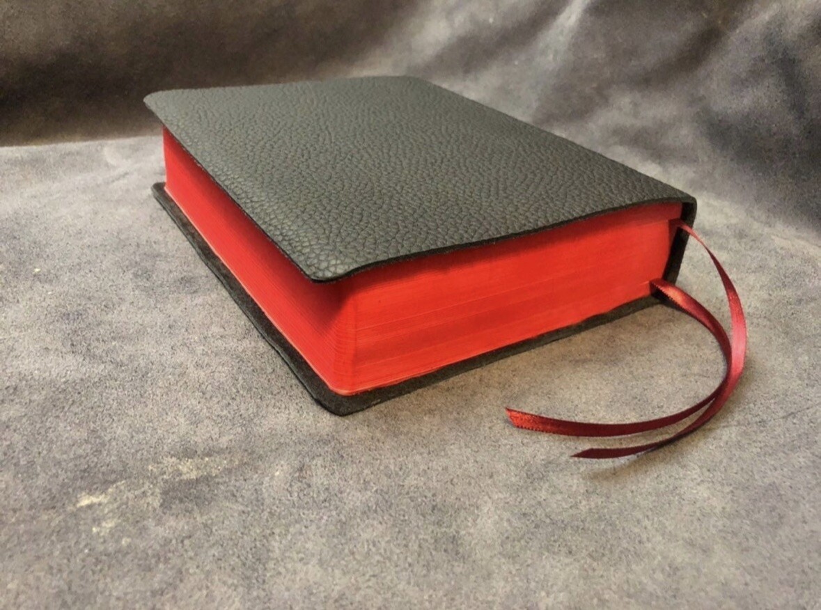 nasb journal the word New American Standard Black Leather Red Gilding Reference