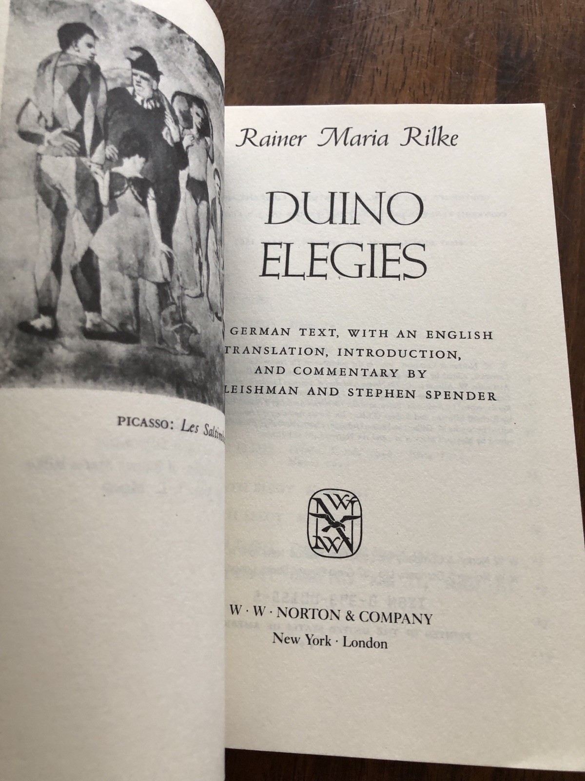Duino Elegies Rainer Maria Rilke PB 1967