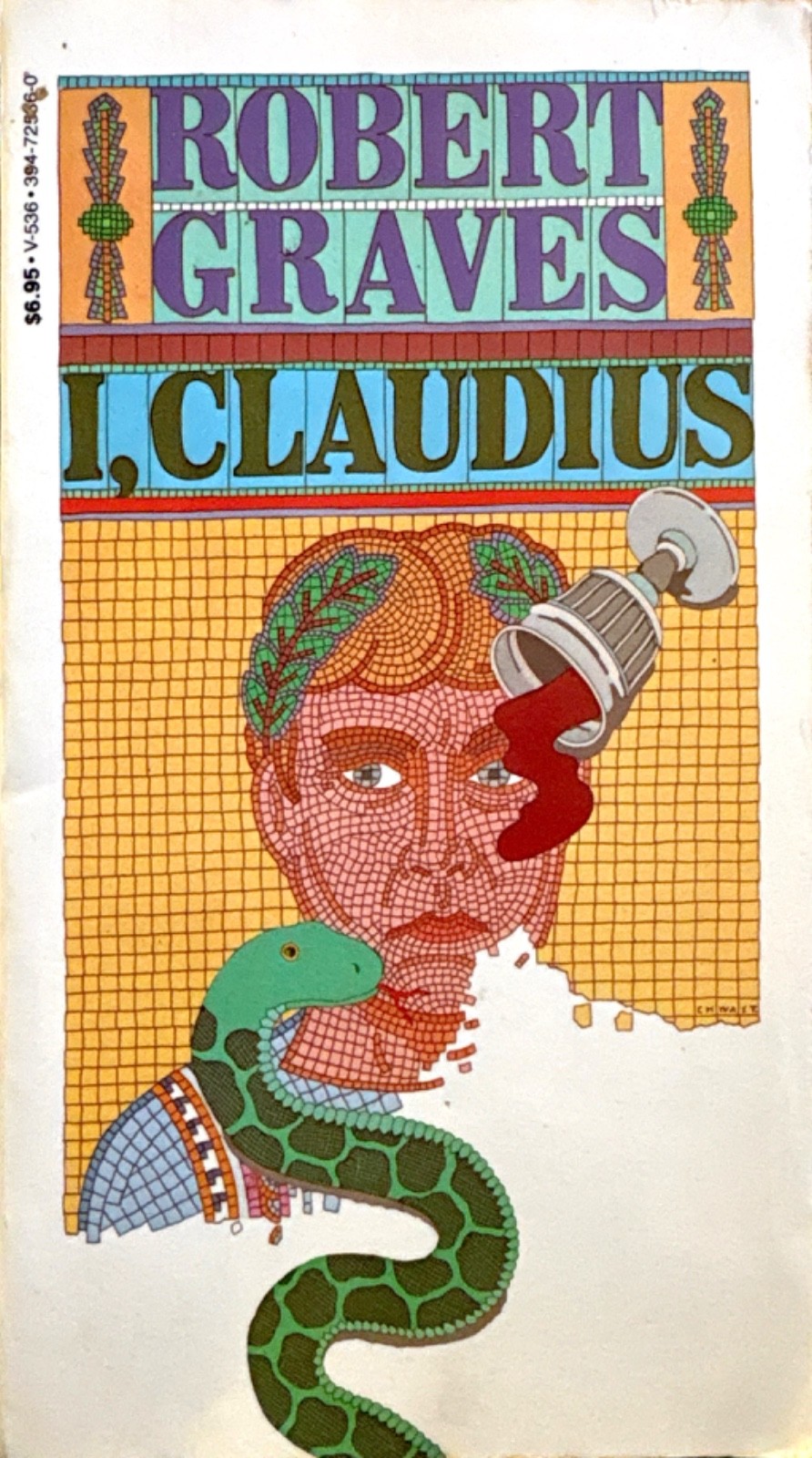 I, Claudius by Robert Graves 1961 Vintage V-536 Paperback