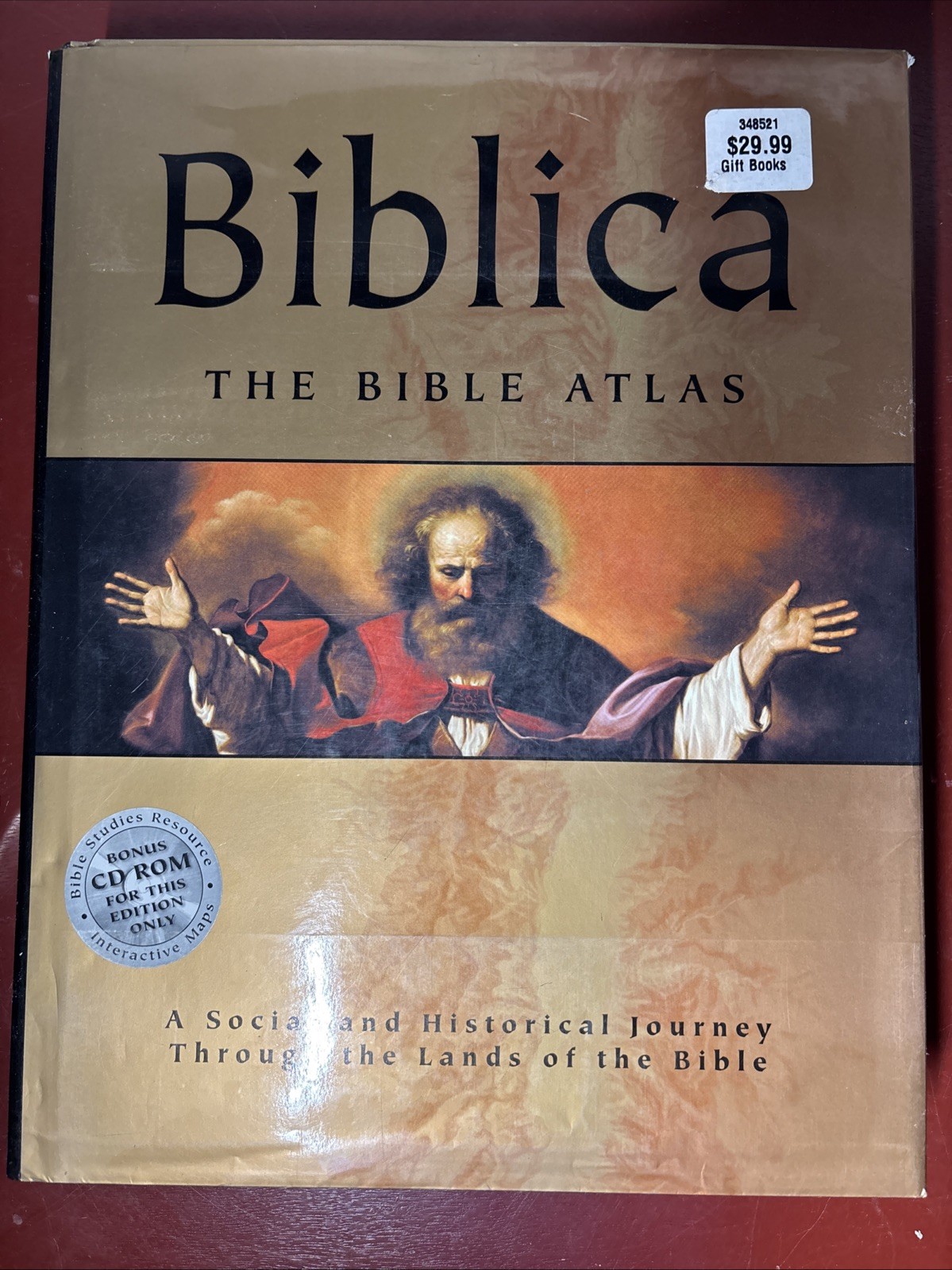 Biblica Bible Atlas With CD ROM Social & Historical Journey Through the Lands **