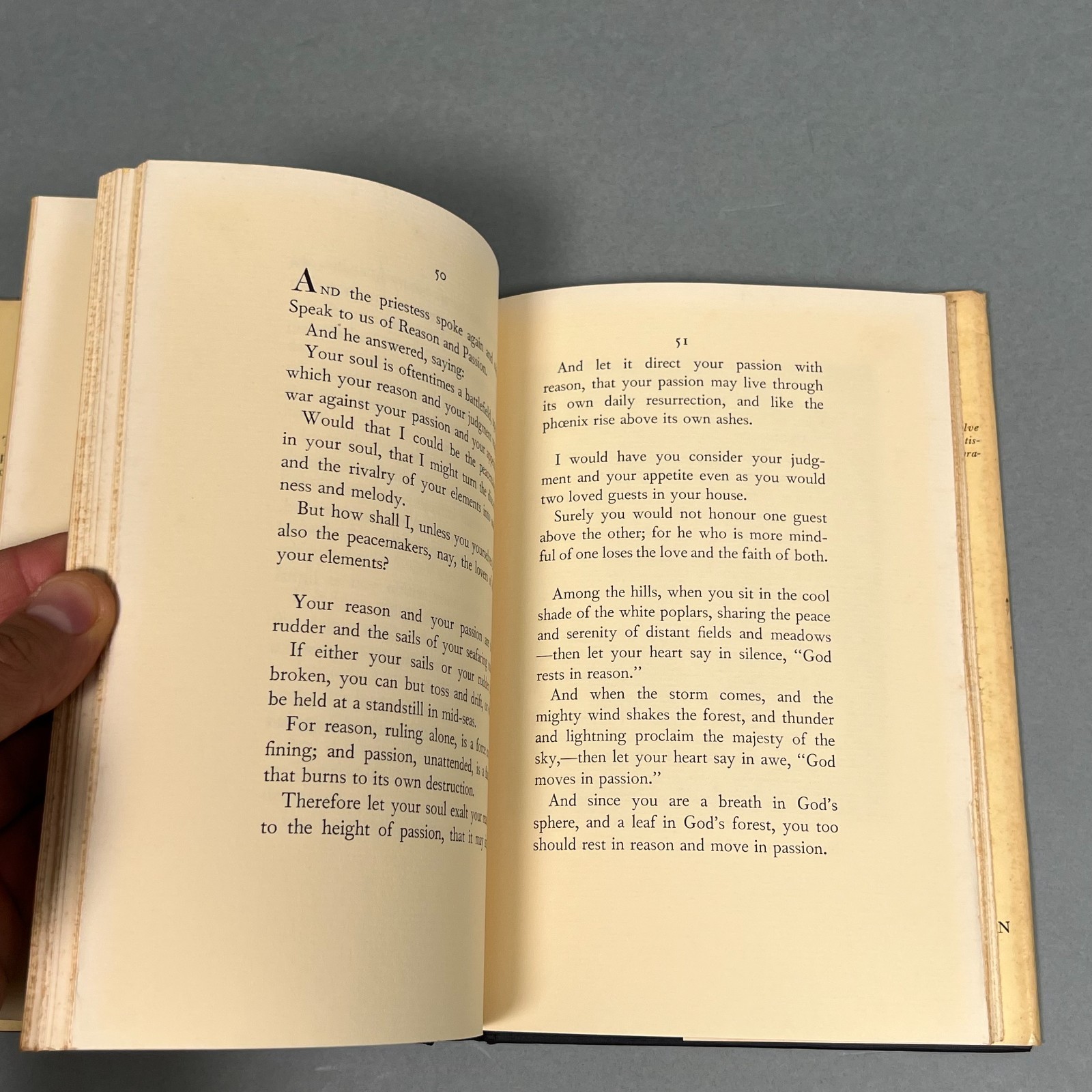 NICE 1965 Ed. The Prophet by Kahlil Gibran – HC Alfred A. Knopf – Vintage Book