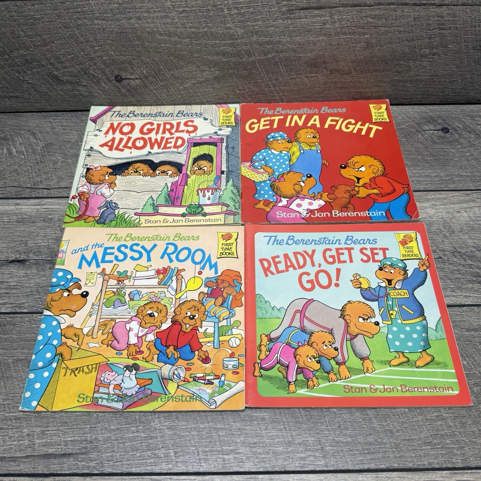 Lot of 18 Berenstain Bears First Time Picture Books Jan & Stan Berenstain 1980’s