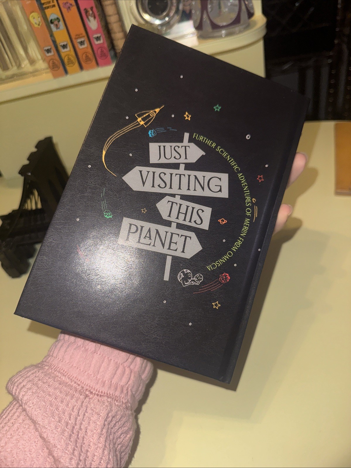SIGNED FIRST EDITION NEIL DEGRASSE TYSON JUST VISITING THIS PLANET HC BOOK S4