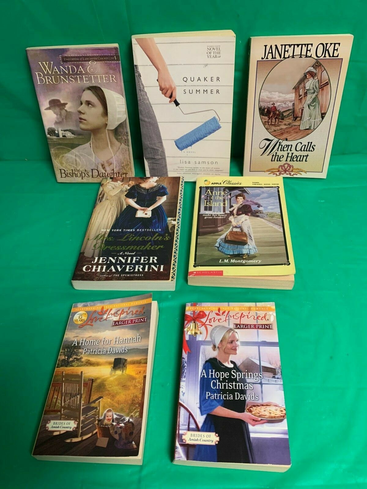 Amish lot -When Calls the Heart/Bishops Daughter/Dressmaker/Quaker Summer+ 3more