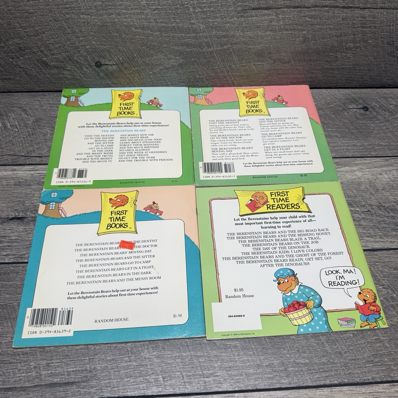 Lot of 18 Berenstain Bears First Time Picture Books Jan & Stan Berenstain 1980’s