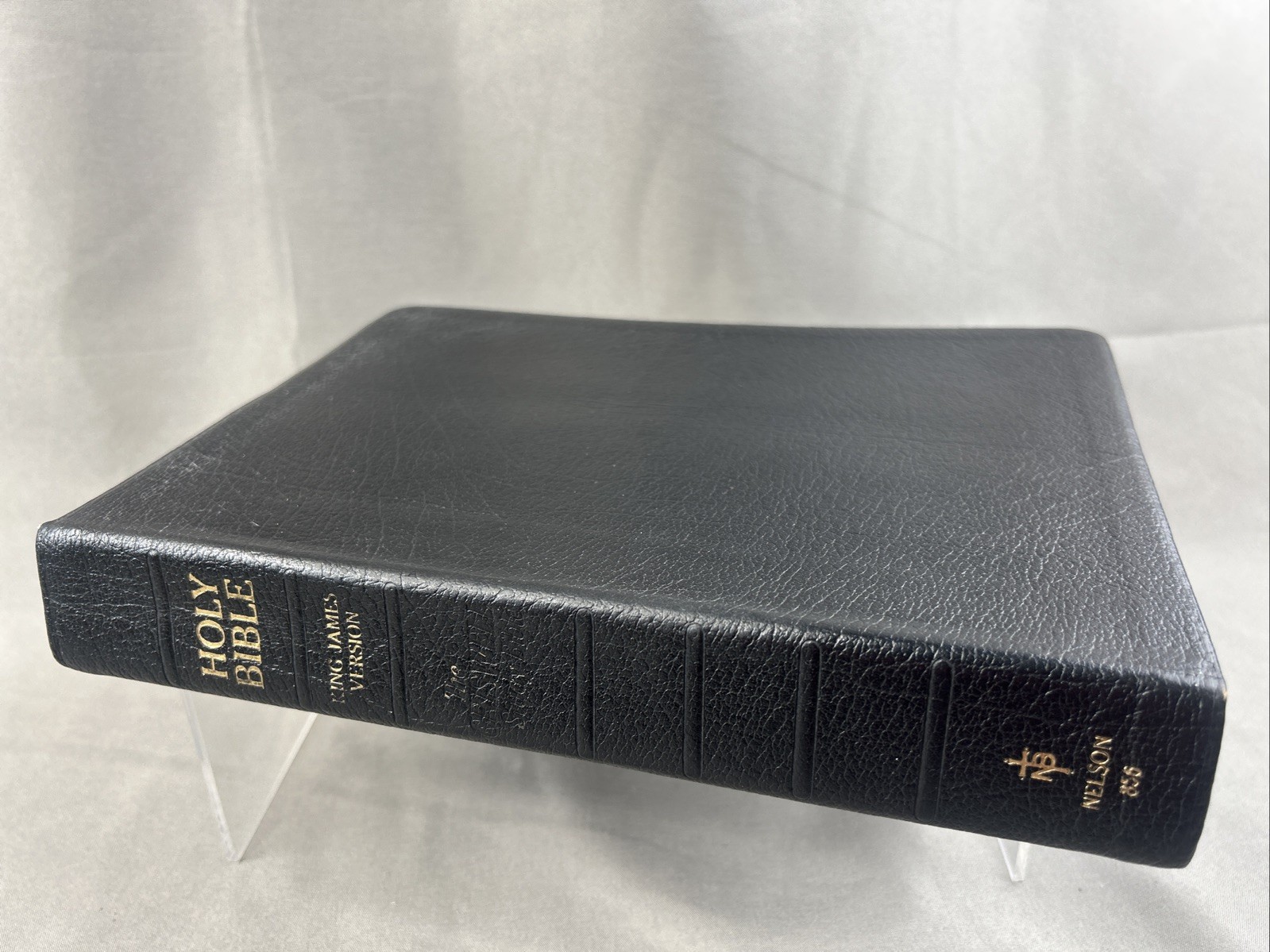 THE CRISWELL STUDY BIBLE 1979 KJV Nelson 856 Gold Gilded – Black Genuine Leather