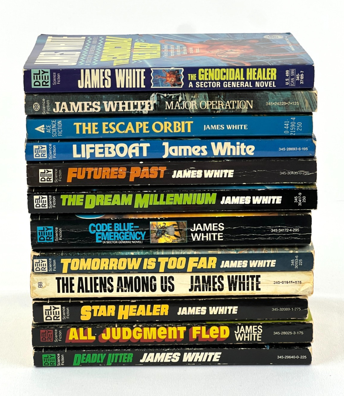 James White Lot of 12 Vintage Science Fiction Books