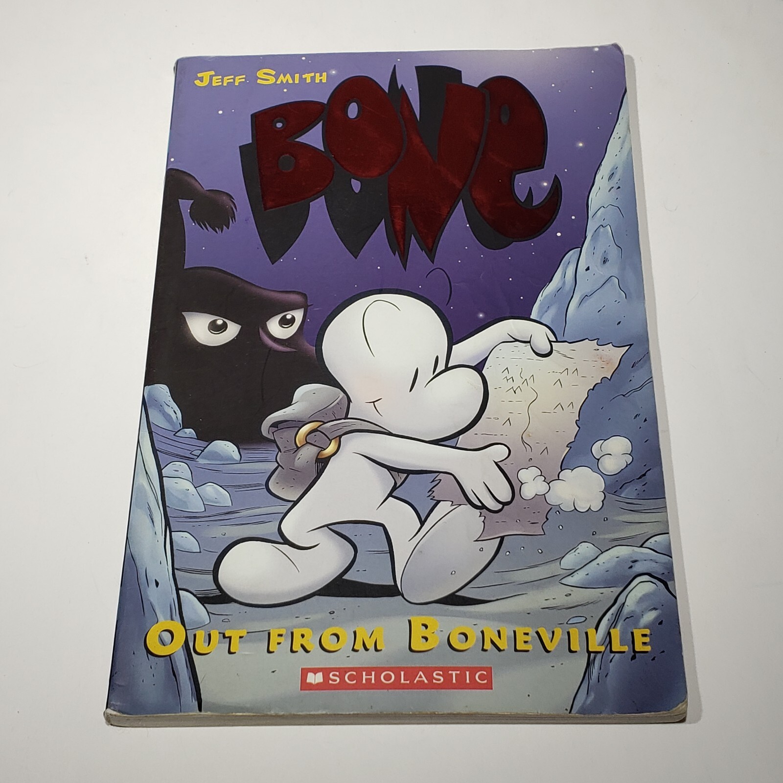 BONE Out From Boneville Comic Book Novel Volume 1 Jeff Smith 1st Scholastic Ed
