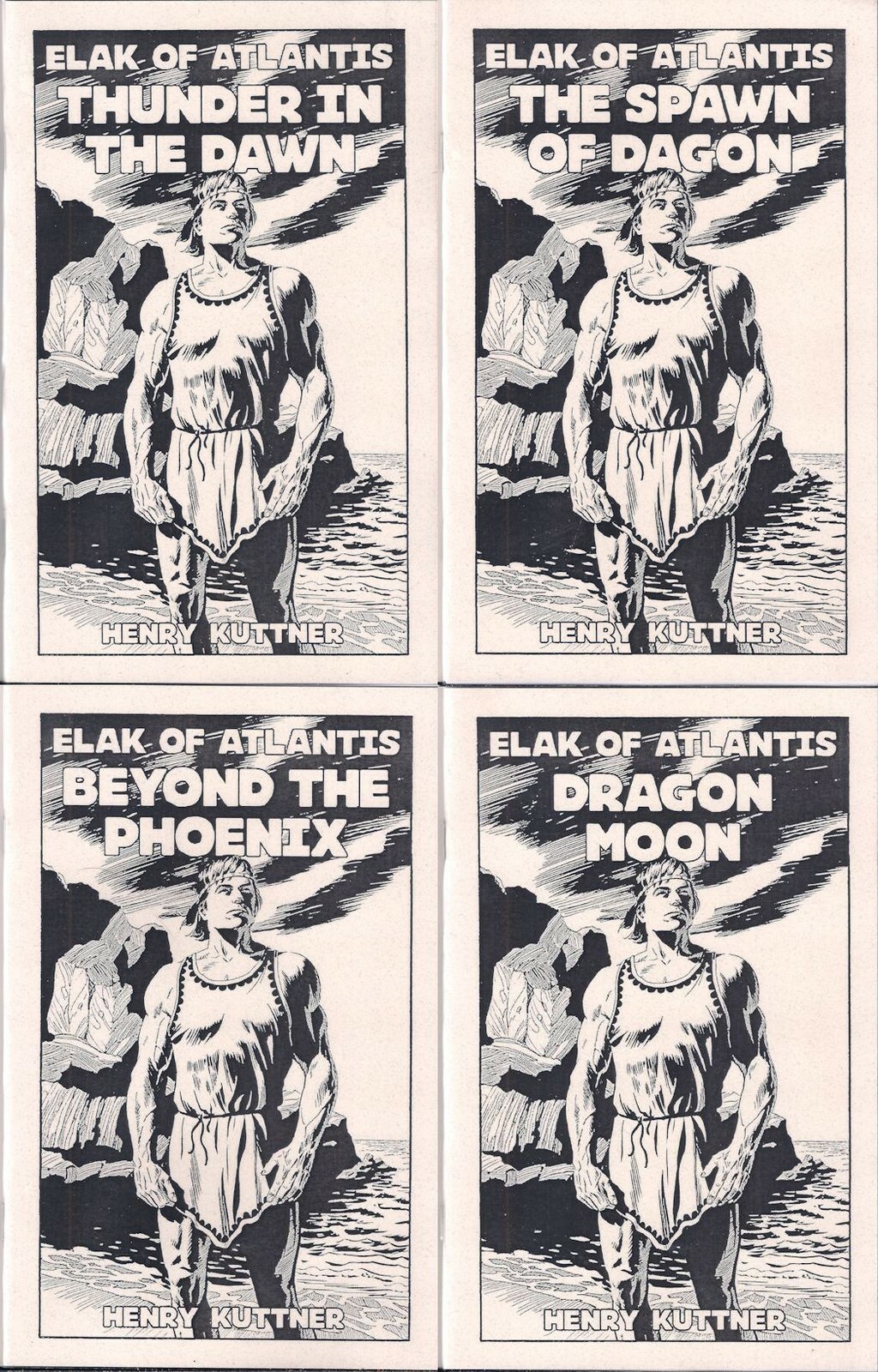 Elak of Atlantis 1-4 – Henry Kuttner – 2020 Sabre Press S&S Chapbook Collection