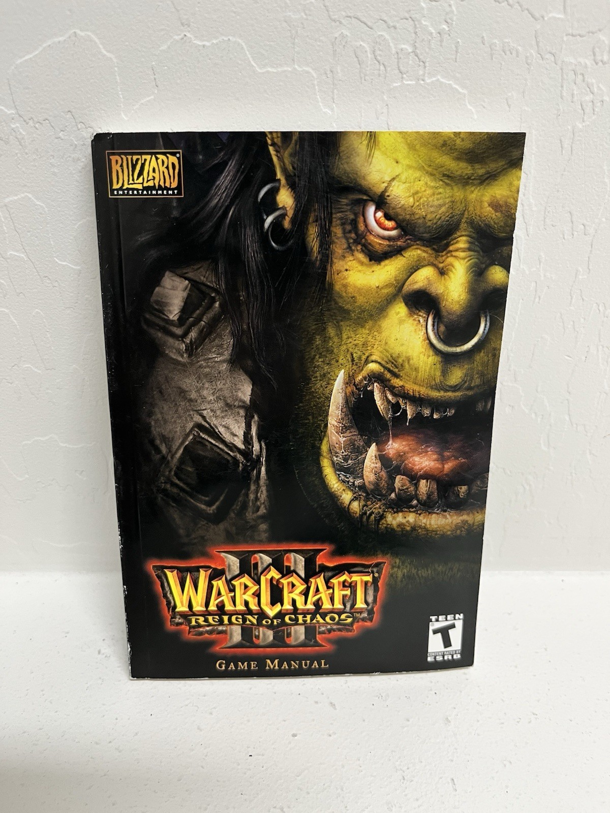 Warcraft 3 III Reign of Chaos PC Video Game Manual Only Blizzard Book