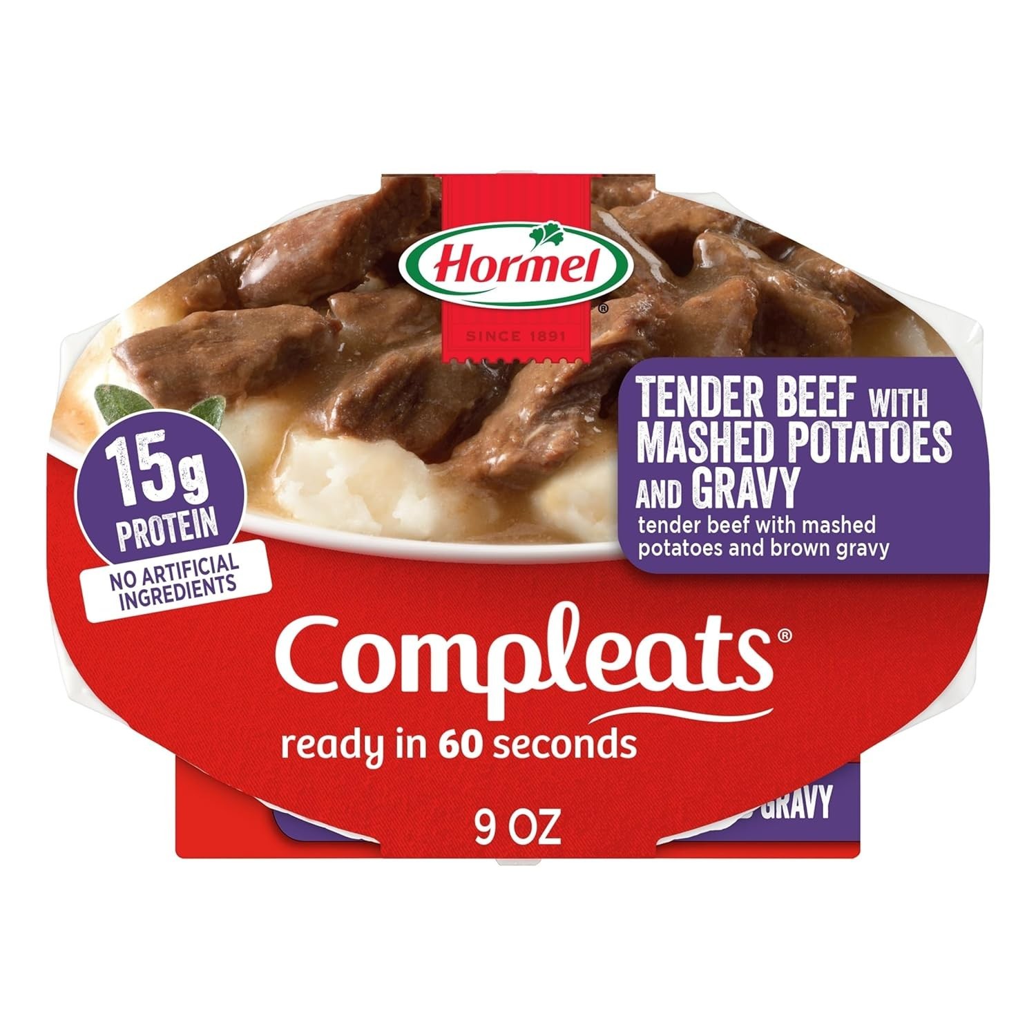 Delectable Tender Beef & Mashed Potatoes Microwave Tray, 9 oz – Family Favorite