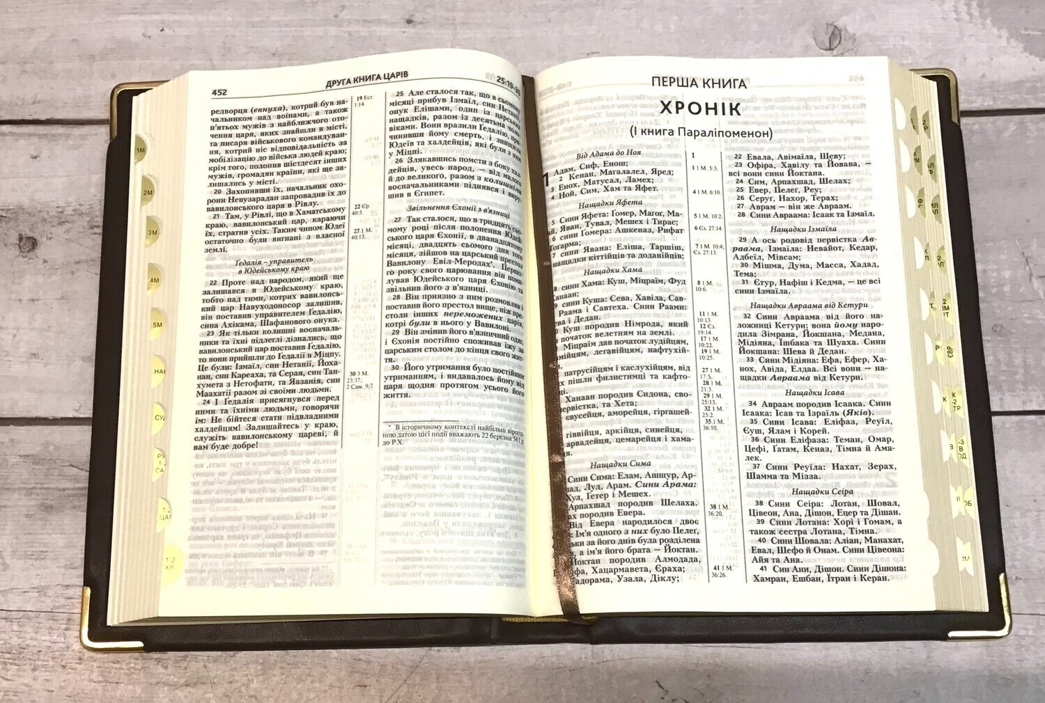 Біблія шкіряна ручна робота cучасний переклад Турконюка Ukrainian Bible 180x250m